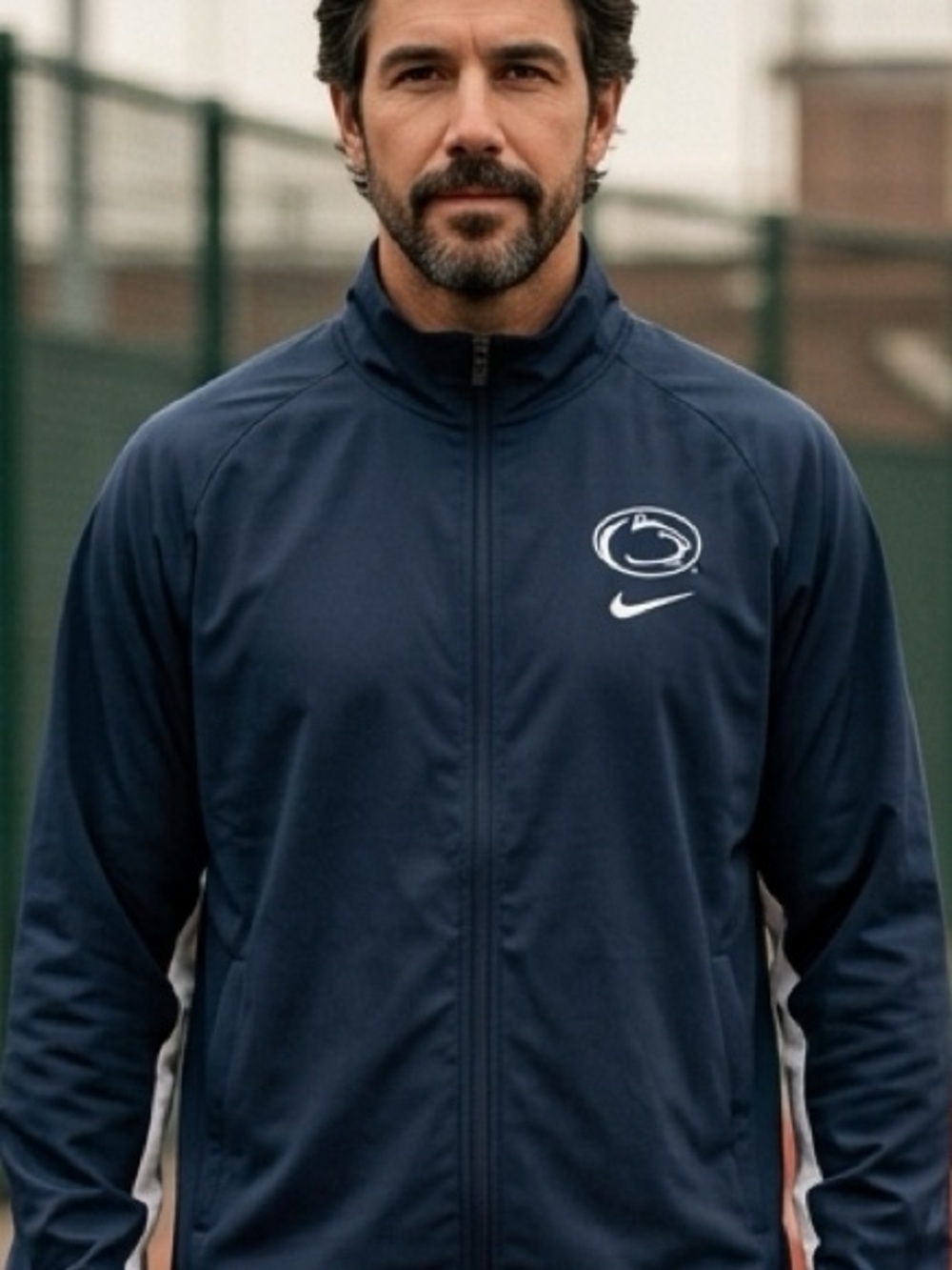 Nike Men’s Navy and White Performance Track Jacket (never worn) XL